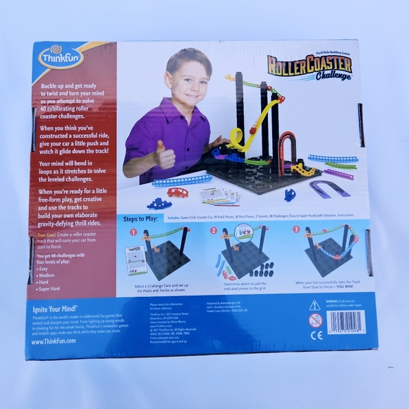 ThinkFun Roller Coaster Challenge STEM Toy and Building Game NEW - Picture 4 of 4